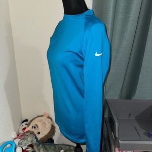 Nike Pro Combat Dri-FIT Shirt in Blue